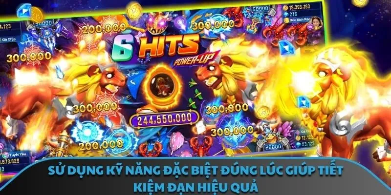 Mỗi loại cá trong bắn cá xèng sẽ có điểm thưởng khác nhau